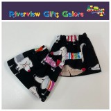 New Style Sock Protectors / Sock Savers / Burr Guards / Gaiters (Double Thickness and Reversible) - Dogs on Black New Style Sock Protectors / Sock Savers / Burr Guards / Gaiters (Double Thickness and Reversible) - Dogs on Black